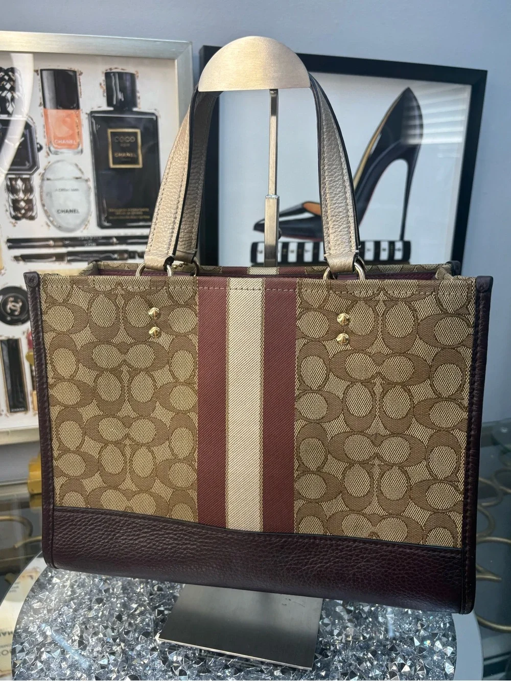 Coach 2021 Dempsey Carryall Bag EUC - Picture 4 of 14